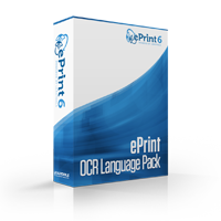 ePrint OCR Language Pack Box Shot