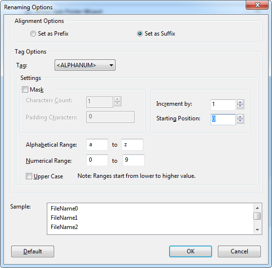 ePrint Renaming Options Box Screenshot